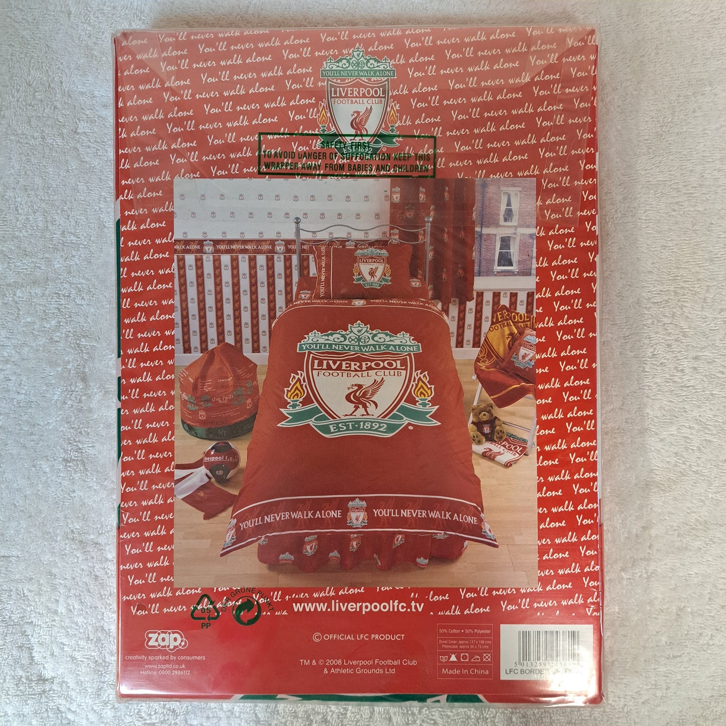 Liverpool FC Single Duvet Set