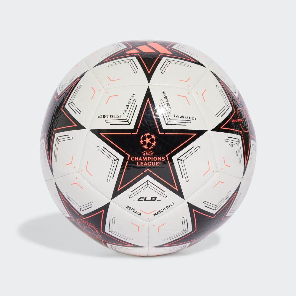 Adidas UCL Club Football 2024/25 (White / Black / Pink)