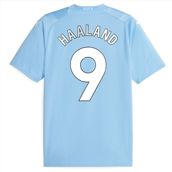 Manchester City Youth Home Jersey 2023/24 - Haaland 9