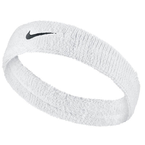 Nike White Swoosh Headband